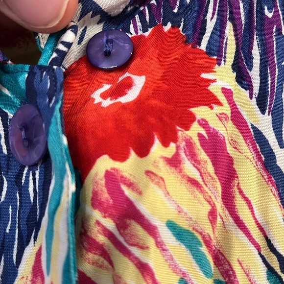 Vintage Nordstrom Point of View floral button up blouse- size medium - Picture 7 of 10